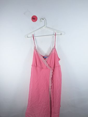 Pink Lace Trim Chemise