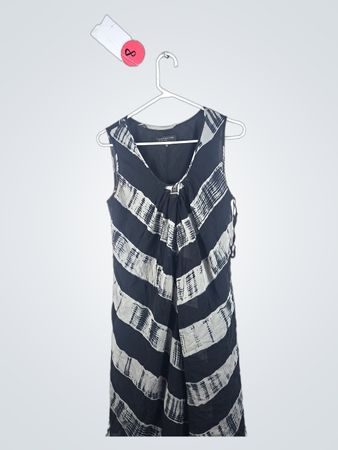 Jones New York Striped Sleeveless Dress