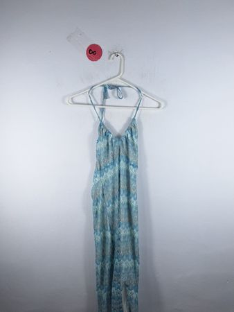 Blue Floral Jumpsuit
