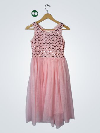 Pink Sequin Dress