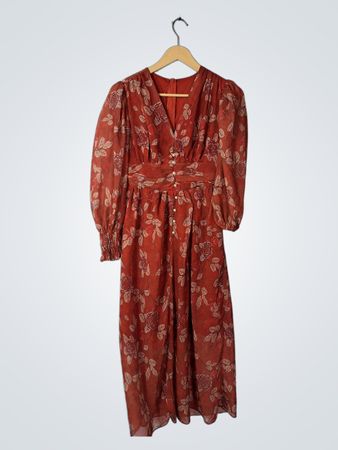 Long Sleeve Floral Dress