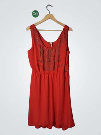 Red Embellished Dress