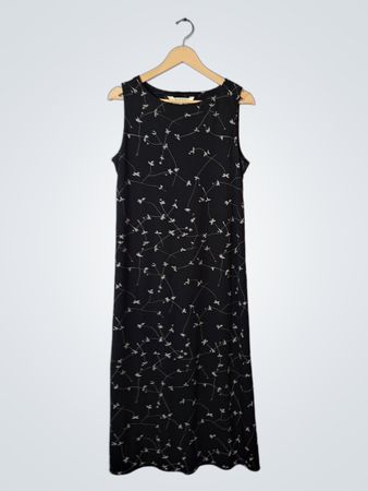 Outfit Petites Black Floral Maxi Dress