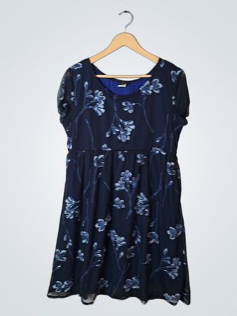 Blue Floral Dress