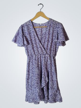 Purple Floral Dress