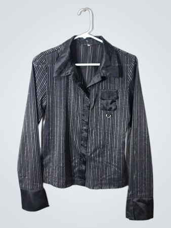 Black Striped Shirt