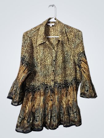 Fashion Bug Animal Print Blouse