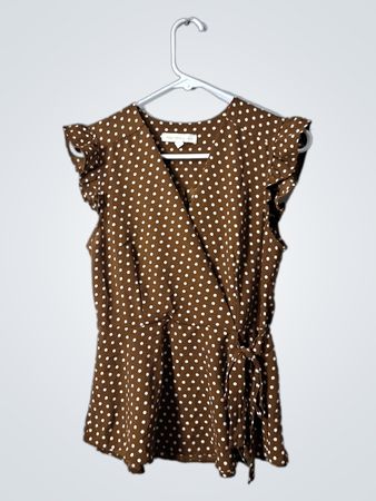 Brown Polka Dot Dress