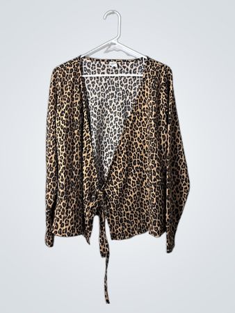 Leopard Print Kimono