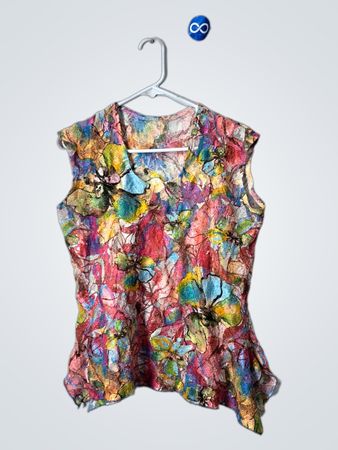 Multicolored Floral Blouse