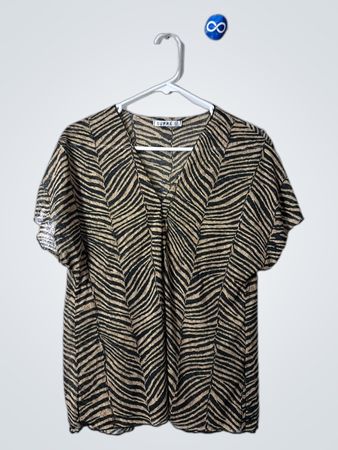 Supre Zebra Print Shirt
