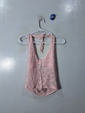 Pink Lace Top