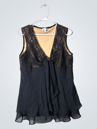 Metaphor Black Lace Dress