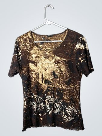 Gerry Weber Brown Tie-Dye T-Shirt