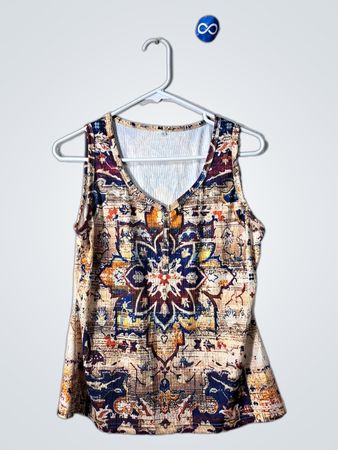 Women's Printed Sleeveless Top