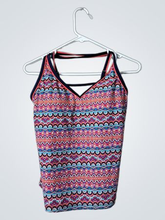 Multicolor Patterned Tank Top