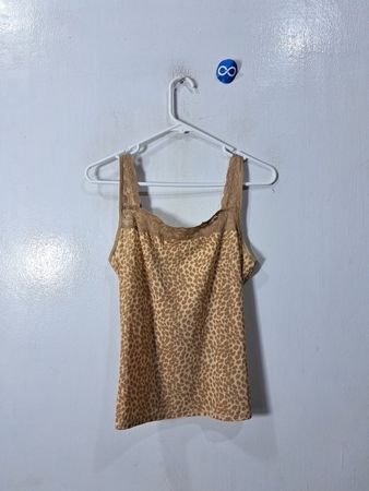 Brown Leopard Print Tank Top