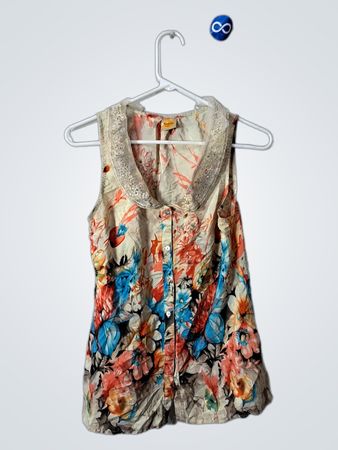 Floral Sleeveless Top