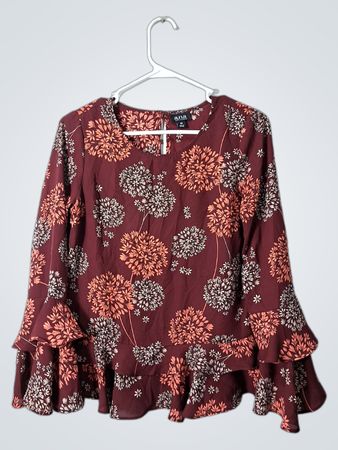 a.n.a Floral Blouse