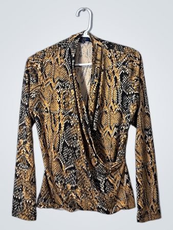Rachel Roy Snakeskin Print Blazer