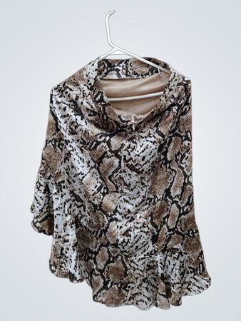 Blouse with Snake Skin Pattern