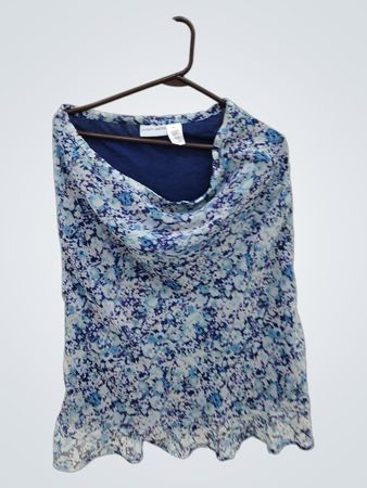 Jaclyn Smith Floral Print Mini Skirt