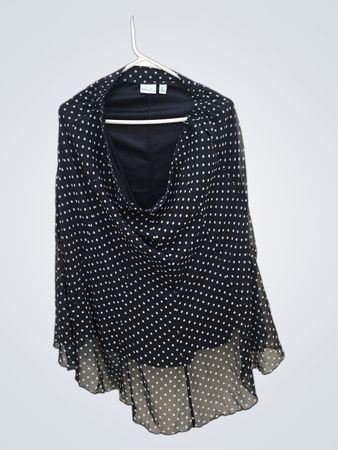 Kim Rogers Black Polka Dot Blouse