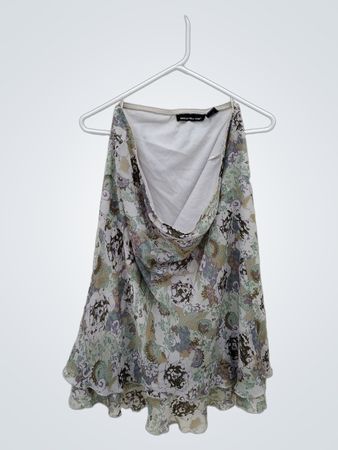 Briggs New York Floral Wrap Blouse
