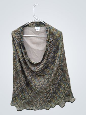 Jaclyn Smith Patterned Sleeveless Blouse