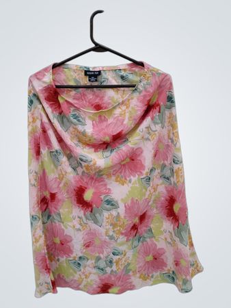 Leslie Fay Floral Wrap Skirt