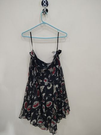 Jones New York Floral Print Chiffon Skirt
