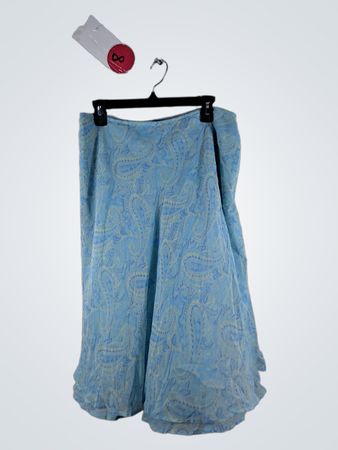 Lands' End Paisley Skirt