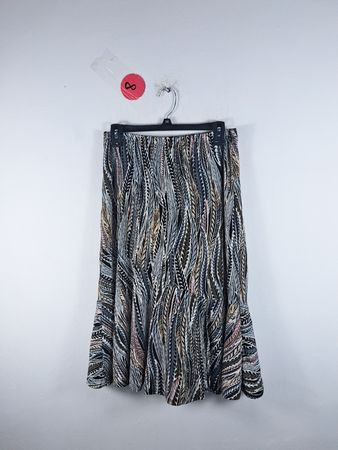 Espresso Patterned Skirt