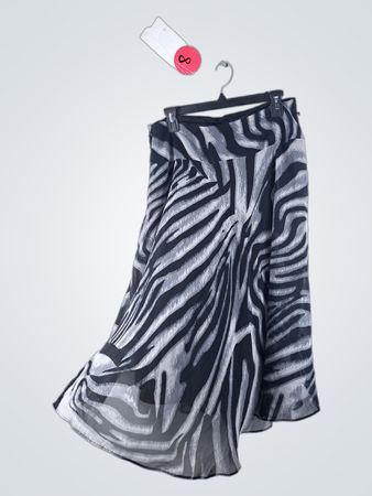 Zebra Print Skirt