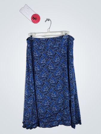 Blue Paisley Skirt