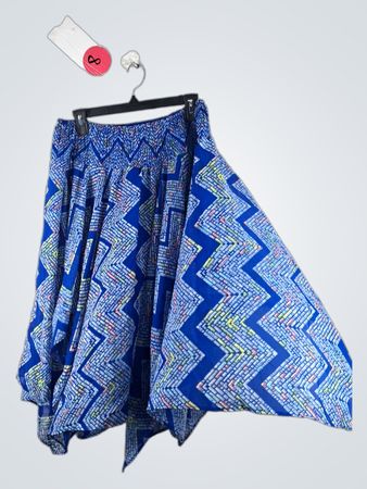 MAGI Blue Zig Zag Skirt