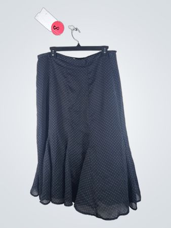 Blue Polka Dot Skirt