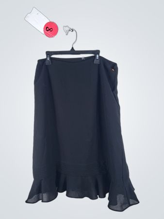 Unbranded Black Ruffled Mini Skirt