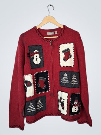 Croft & Barrow Red Knitted Sweater