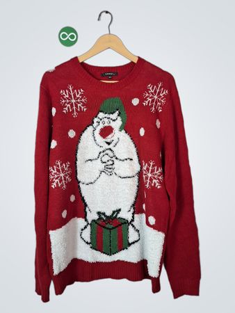 George Red Christmas Sweater