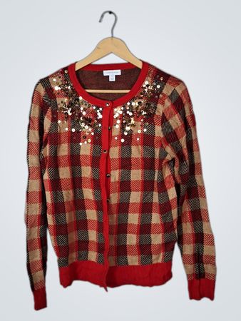 Charter Club Plaid Sweater