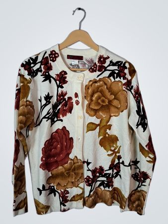 Floral Knit Sweater