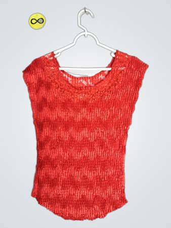 Nicola Red Lace Top