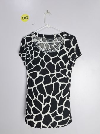 INC Giraffe Print Top