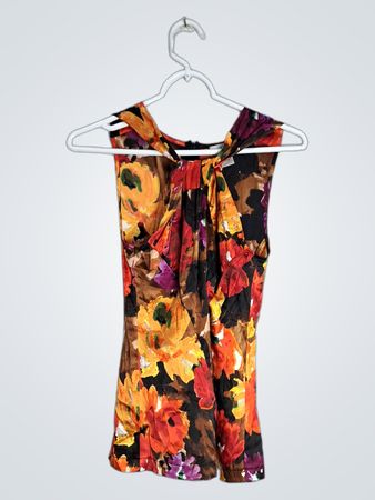 Cache Floral Sleeveless Dress