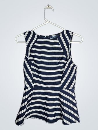 She + Sky Striped Top