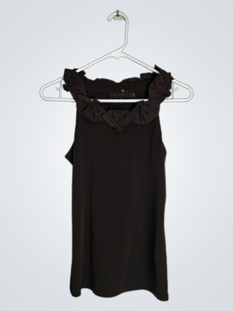 Brown Off-The-Shoulder Dress
