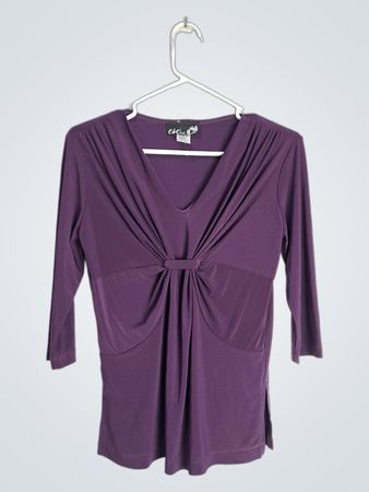 Purple Long-Sleeve Top