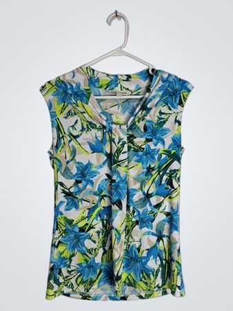 Dana Buchman Floral Sleeveless Top