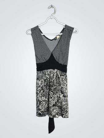 G.T.B. Black and White Dress